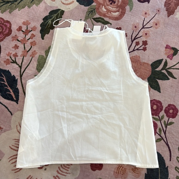 Zara Embroidered Lace Crop Top Size M - Picture 2 of 11